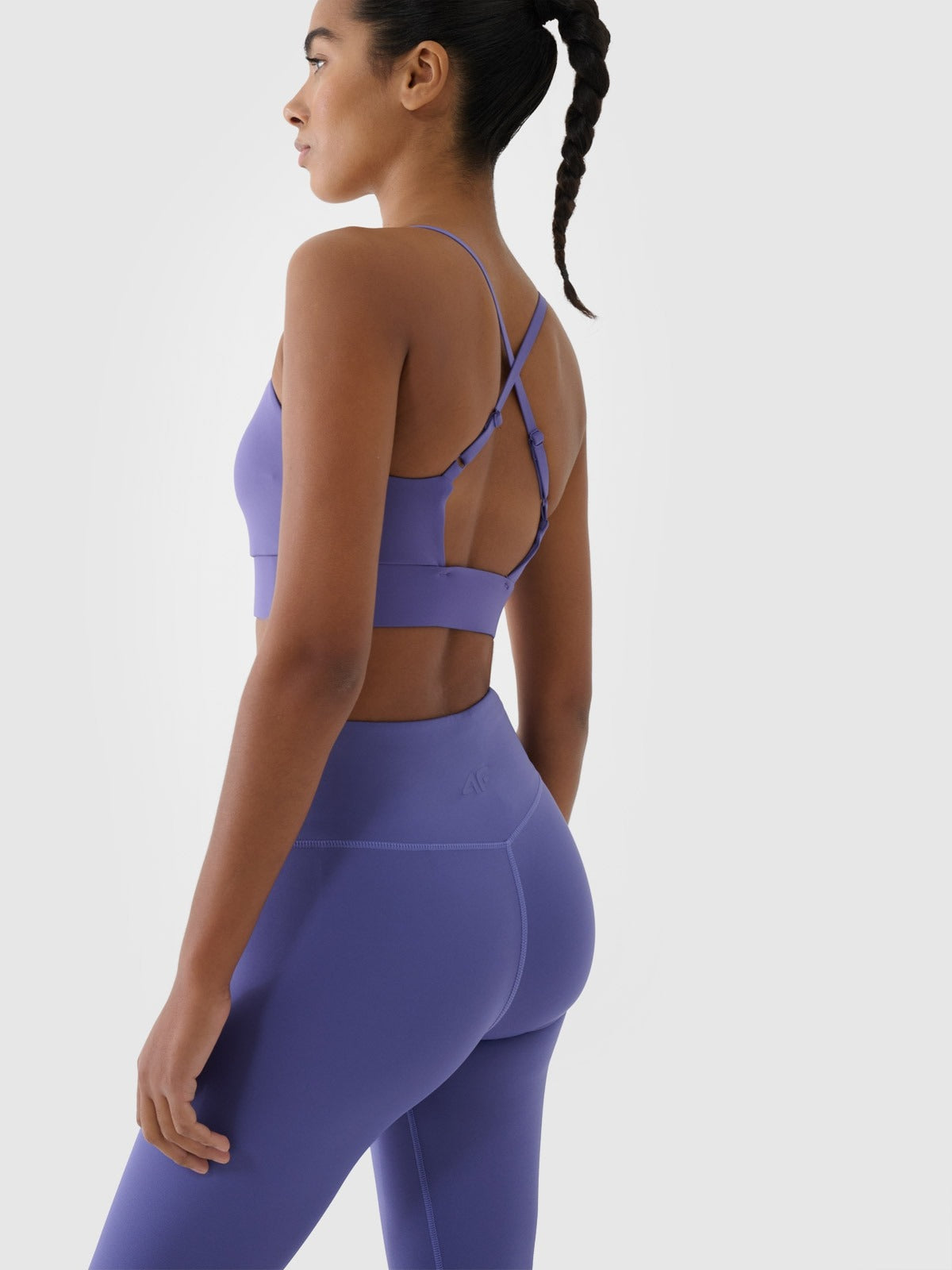 Leggings de Lycra Cintura Alta Mulher 4F