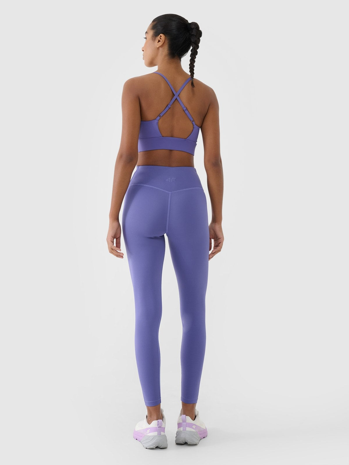 Leggings de Lycra Cintura Alta Mulher 4F