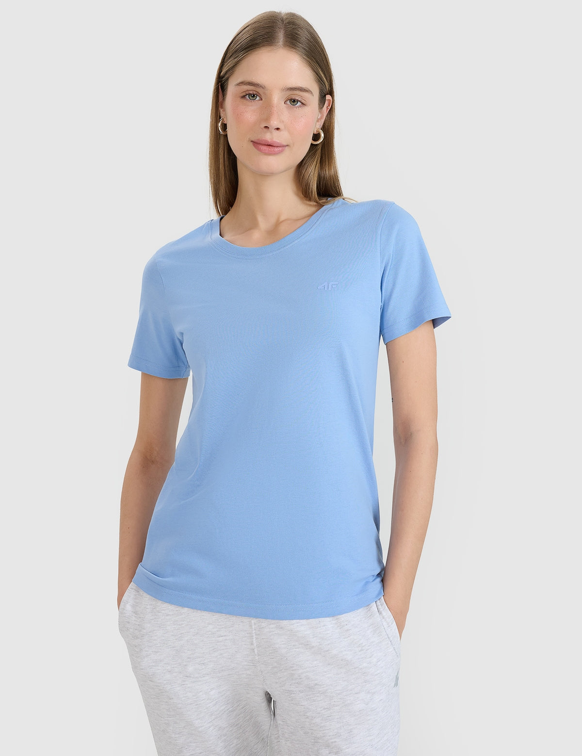 T-shirts de Algodão Básicas Mulher 4F