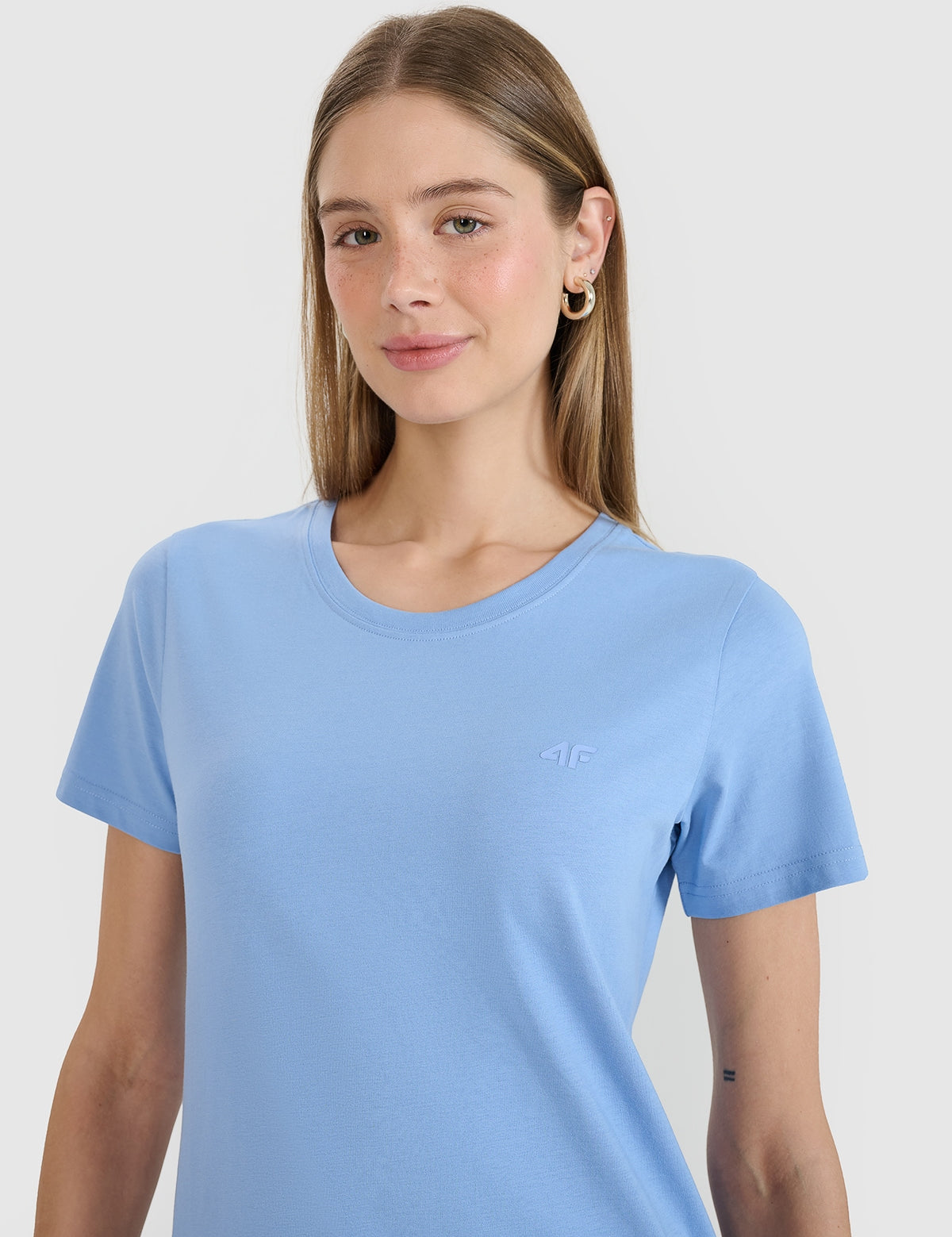 T-shirts de Algodão Básicas Mulher 4F