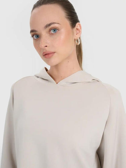 Sweatshirts com Capuz e Manga Raglan Mulher 4F