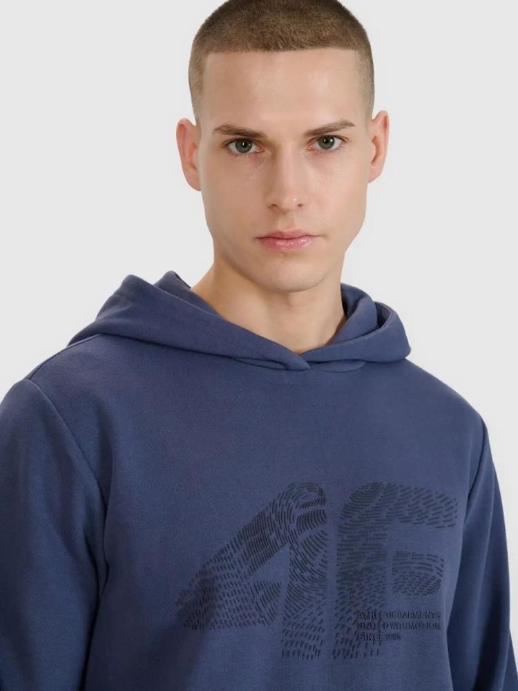 Sweatshirt de algodão com capuz Homem 4F