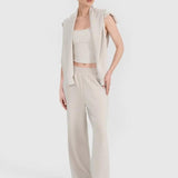 Calças de Algodão Mulher 4F