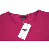 T-shirt Mulher Básica de Algodão 4F
