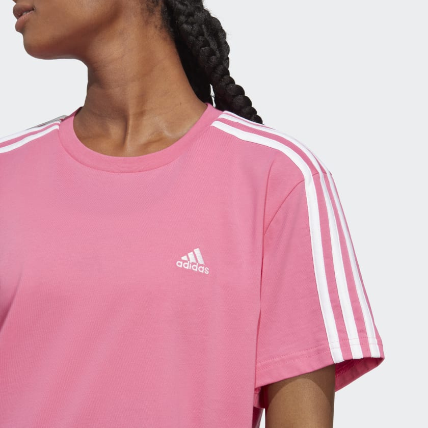 T-shirt Mulher Adidas Oversized 3Stripes