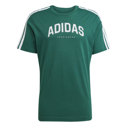 T-shirts de Algodão Homem Adidas Codes Collegiate