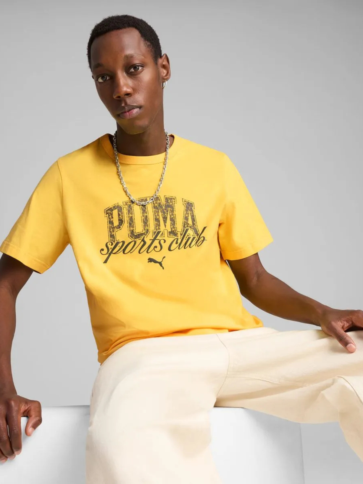 T-shirts de Algodão Homem Puma Class Graphic
