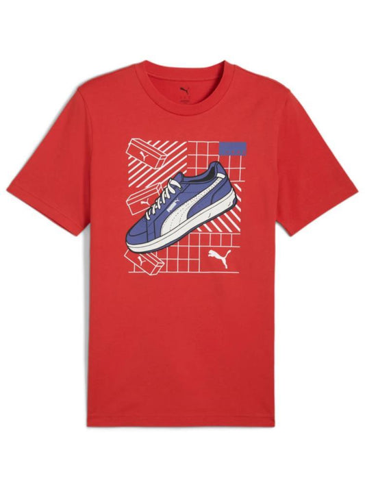 T-shirts de Algodão Homem Puma Graphics Sneaker