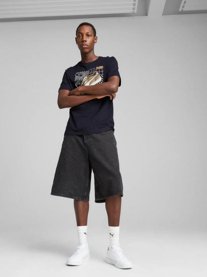 T-shirts de Algodão Homem Puma Graphics Sneaker