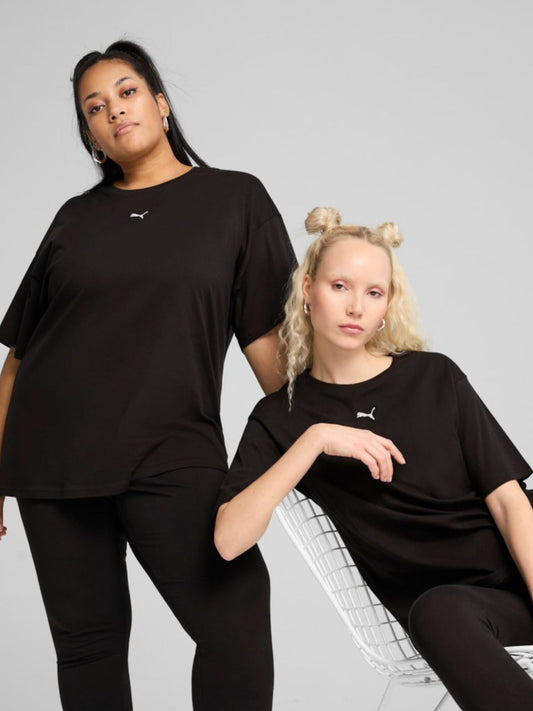 T-shirts de Algodão Mulher Puma Ess Relaxed