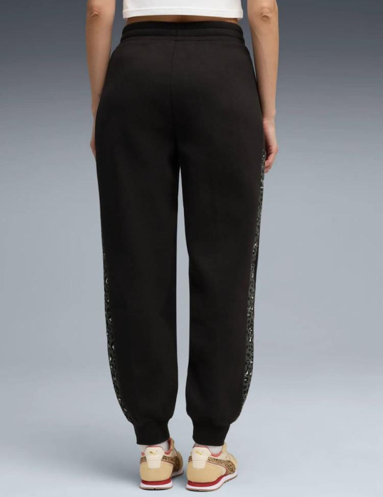 Calças de Algodão Cardado Mulher Puma Graphic Animal Comfort