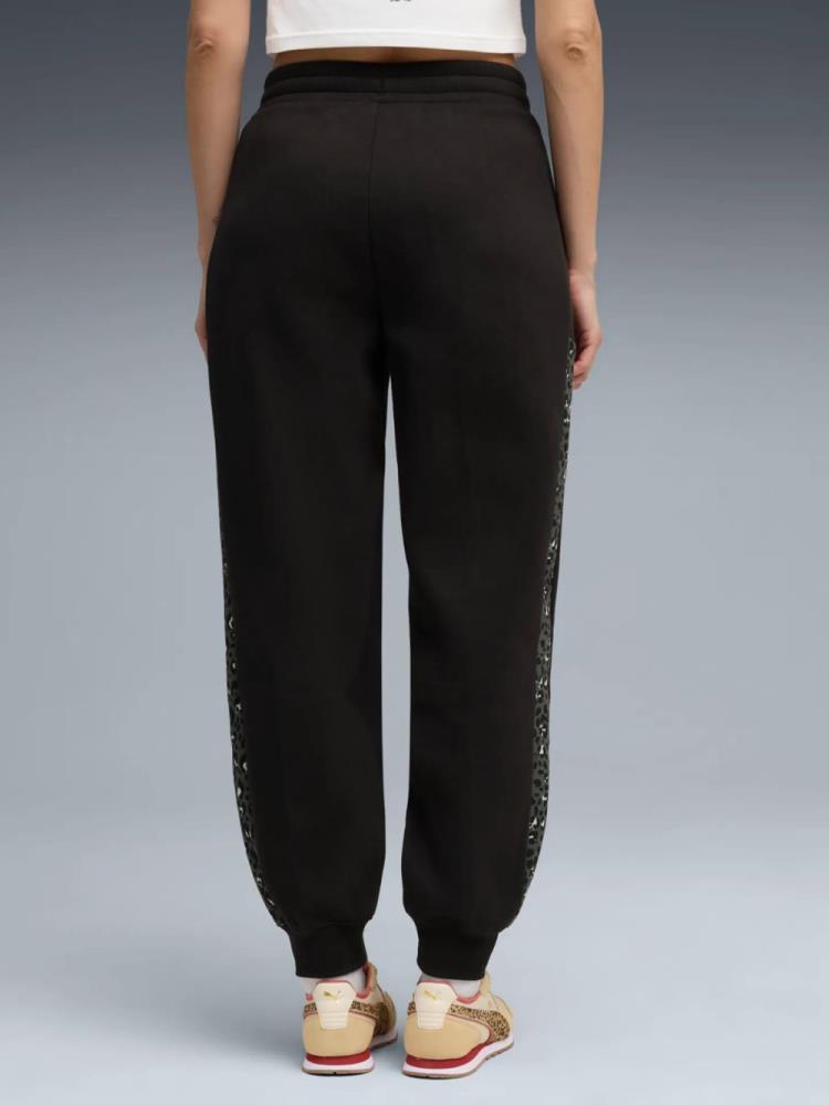 Calças de Algodão Cardado Mulher Puma Graphic Animal Comfort