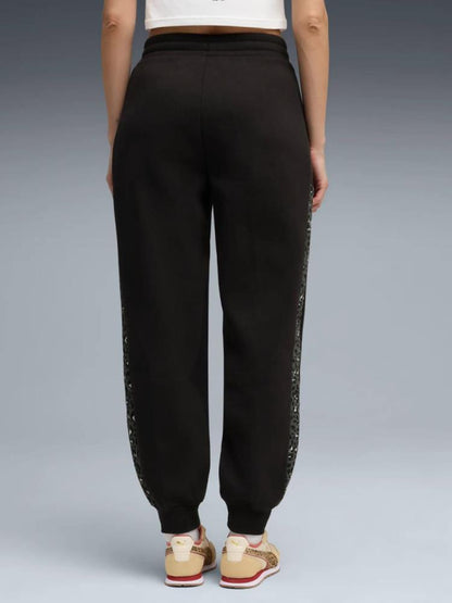 Calças de Algodão Cardado Mulher Puma Graphic Animal Comfort