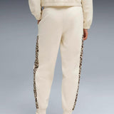 Calças de Algodão Cardado Mulher Puma Graphic Animal Comfort