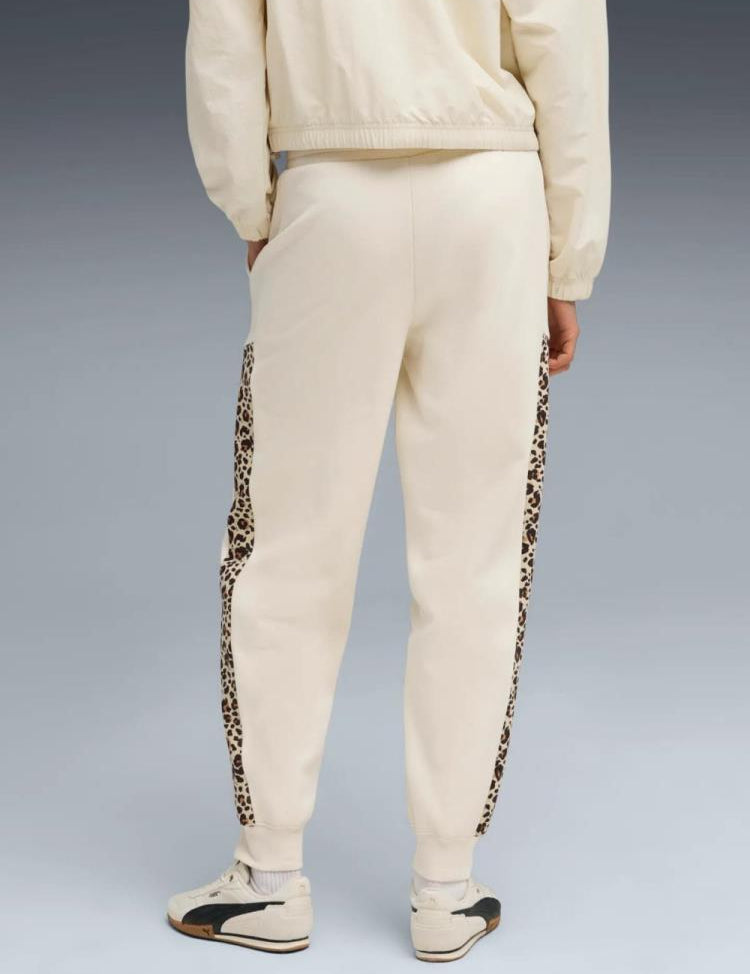 Calças de Algodão Cardado Mulher Puma Graphic Animal Comfort