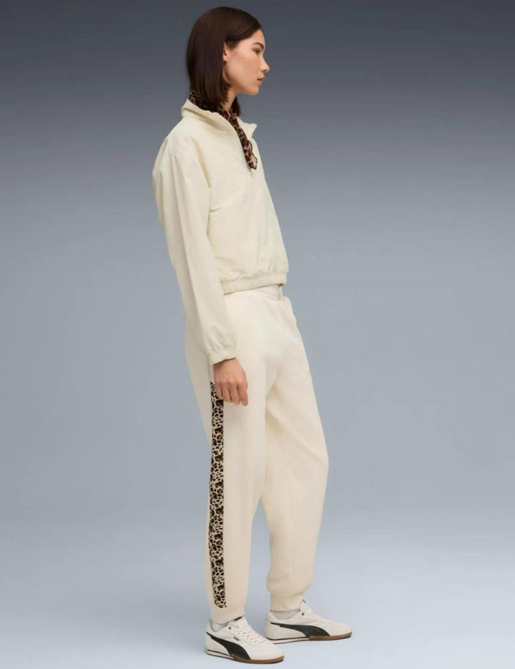 Calças de Algodão Cardado Mulher Puma Graphic Animal Comfort