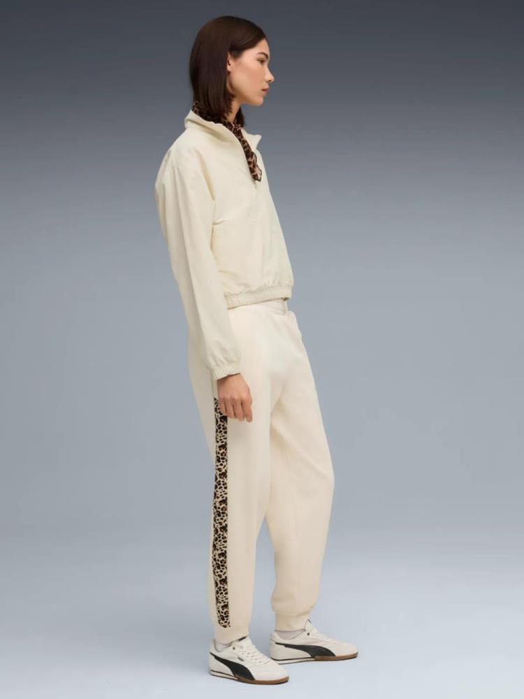 Calças de Algodão Cardado Mulher Puma Graphic Animal Comfort