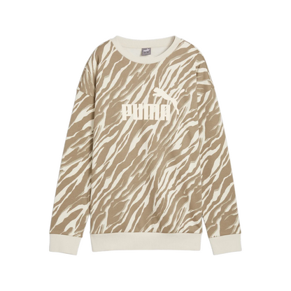 Sweatshirts de Algodão Mulher Puma Animal Print