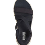 Sandálias Mulher Skechers Slip Ins Go Walk Flex Sandal Glimmer