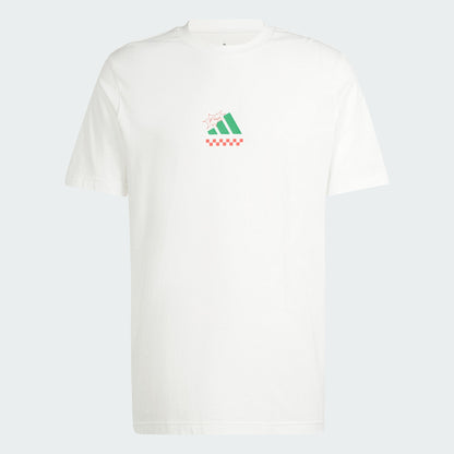 T-shirts de Algodão Homem Adidas Lounge Pizza