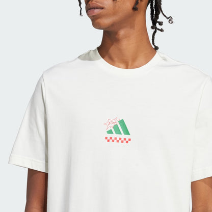 T-shirts de Algodão Homem Adidas Lounge Pizza