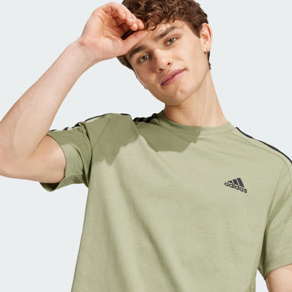 T-shirts de Algodão Adidas 3-Stripes Essentials