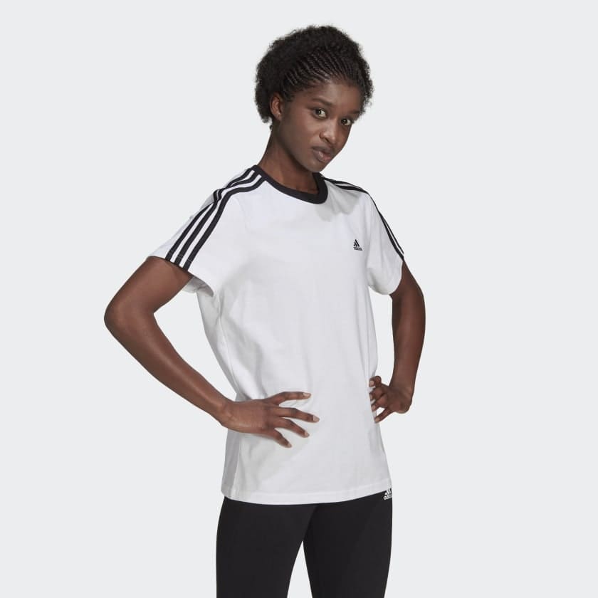 T-shirts Mulher Adidas 3 Stripes