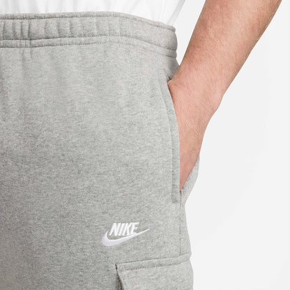 Calças de Fato de Treino Cinzentas para Homem Nike Club Cargo