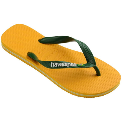 Chinelos Havaianas Brasil Logo Pop Yellow