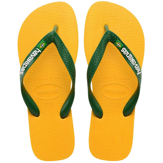 Chinelos Havaianas Brasil Logo Pop Yellow