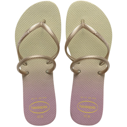 Chinelos Mulher Havaianas Flat Duo Irisdiscent