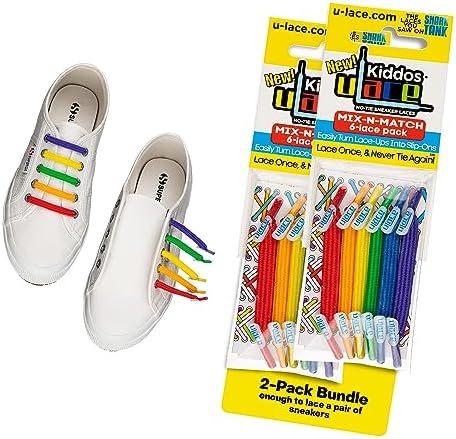 Atacadores U-Laces Classic Multicor