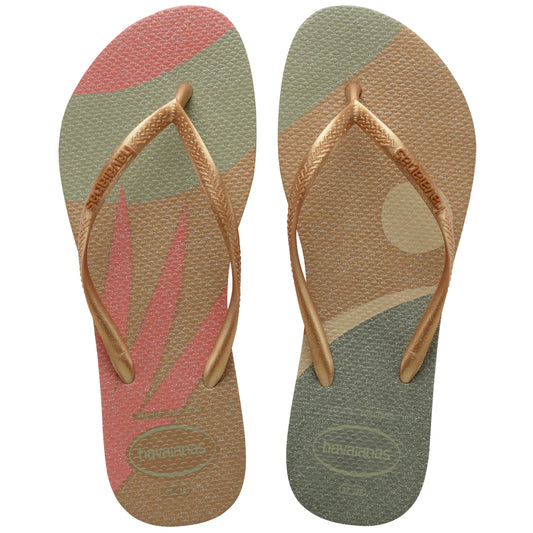 Chinelos Menina Havaianas Slim Palette Glow