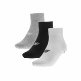 Soquetes com Cano 4F Conjunto 3 Pares Multicor