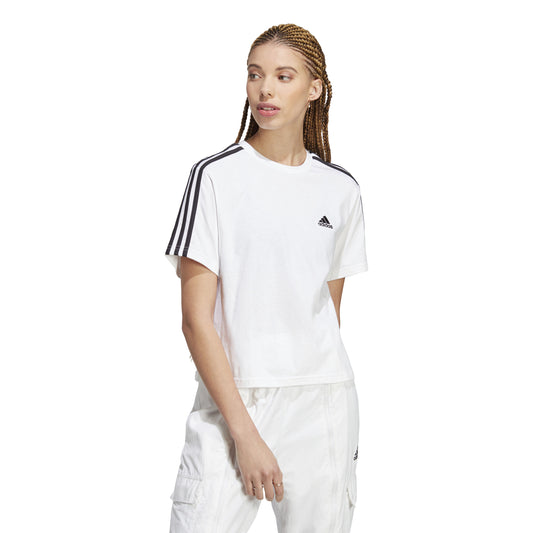 T-shirts de Algodão Adidas 3-Stripes Essentials