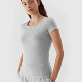 T-shirt Mulher Básica de Algodão 4F