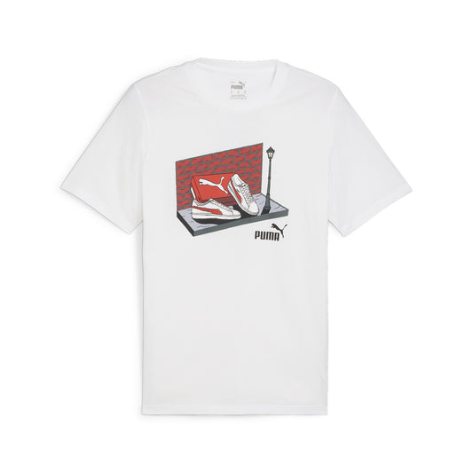 T-shirts de Algodão Puma Graphics Sneaker Box