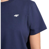 T-shirts Básicas Largas de Algodão Mulher 4F