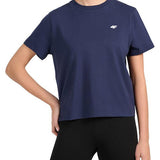 T-shirts Básicas Largas de Algodão Mulher 4F