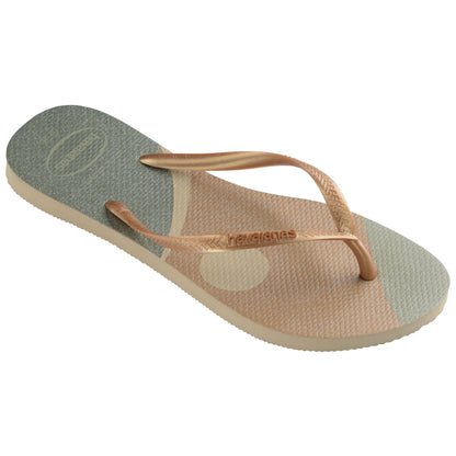 Chinelos Menina Havaianas Slim Palette Glow