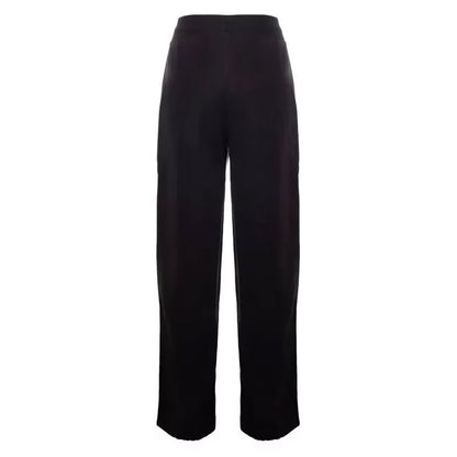 Calças de Algodão Largas com Cintura Alta Mulher Puma Ess Script