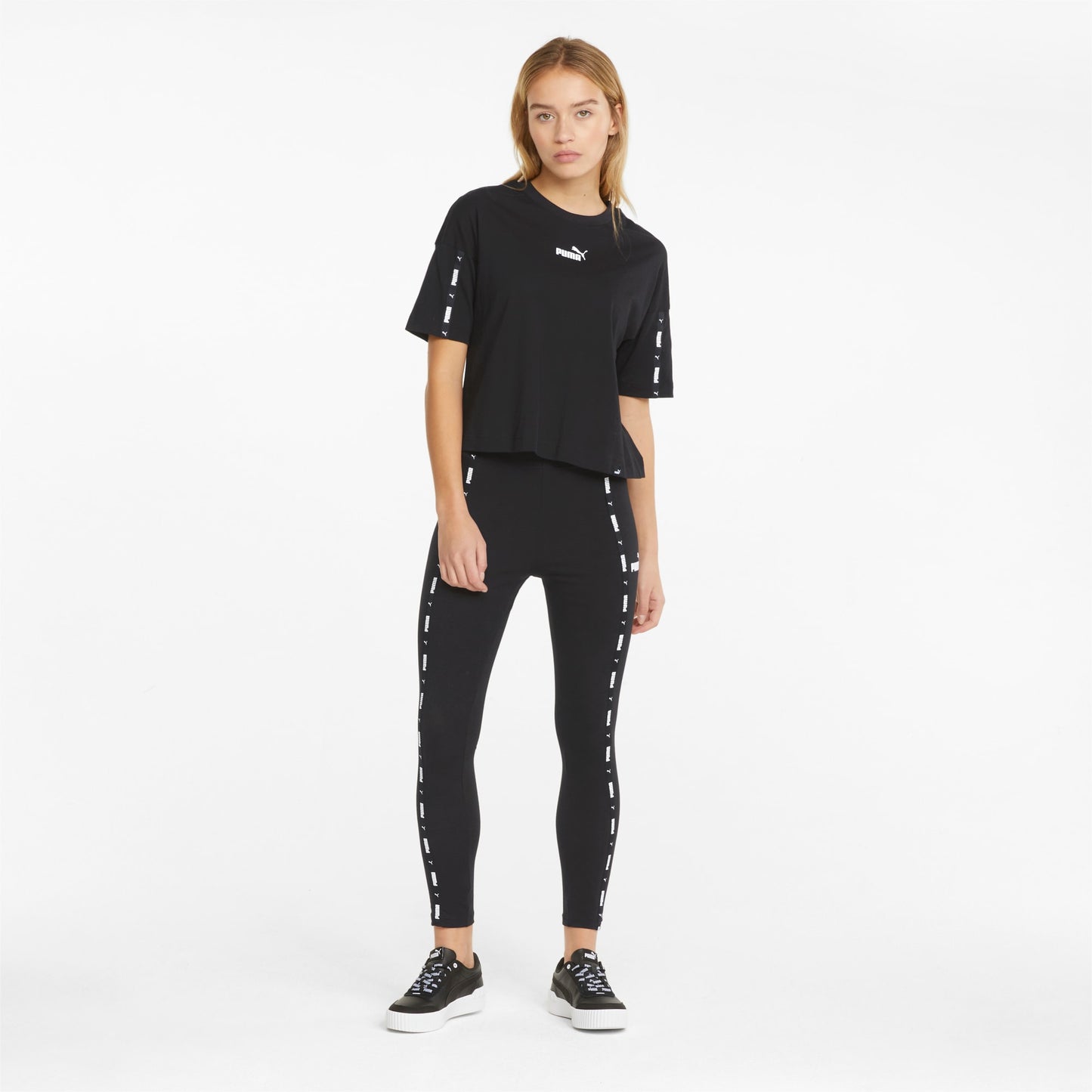 T-shirts Mulher Puma Power Tape Cropped