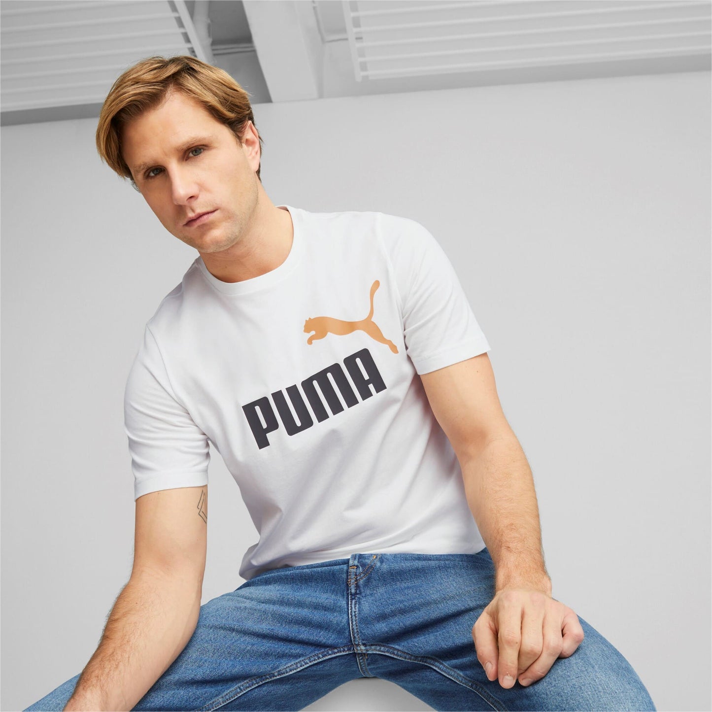 T-shirt Homem Puma Ess Logo