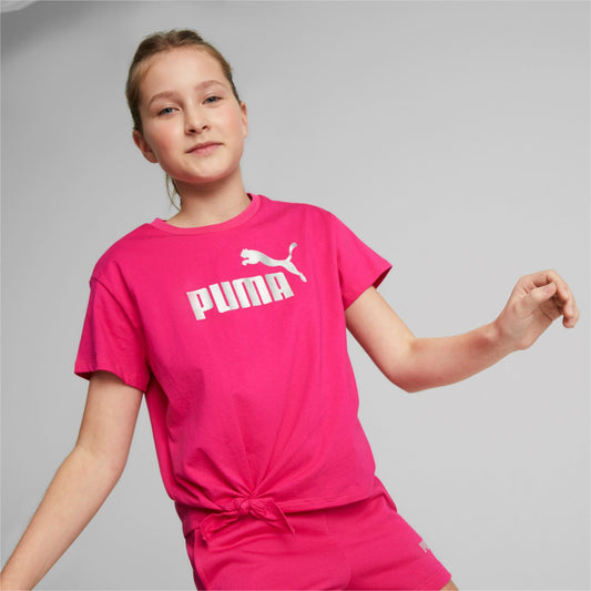 T-shirt Criança Puma Logo Knotted