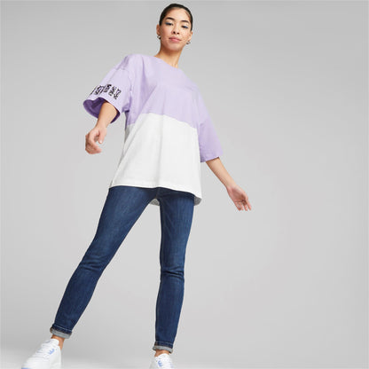 T-shirt Mulher Oversized Puma Power Nova