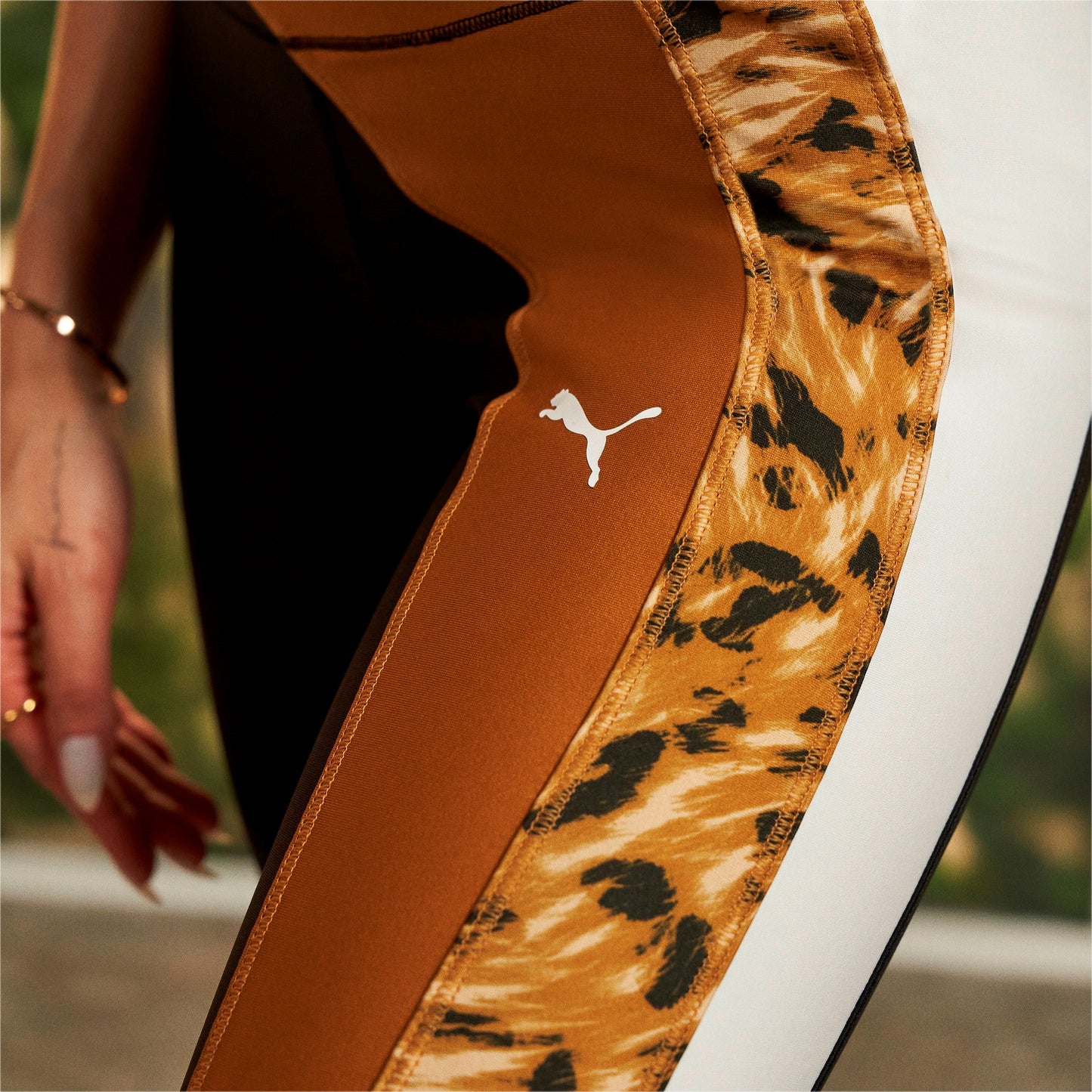 Leggings de Lycra Mulher Puma Safari Glam