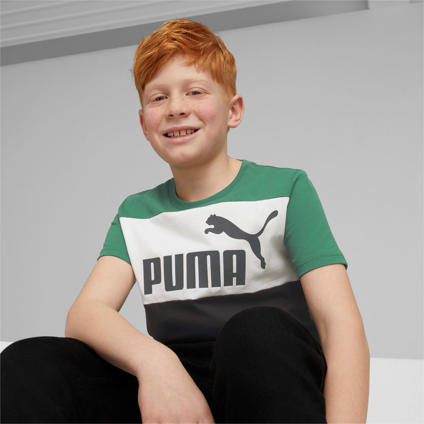 T-shirt Criança Puma Colorblock