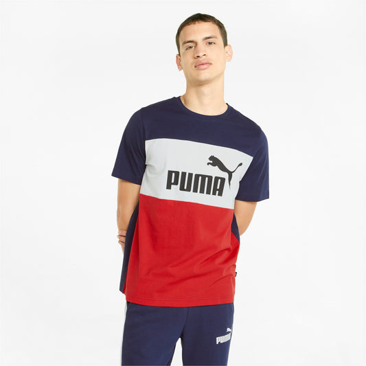 T-shirts Homem Puma Ess Colorblock