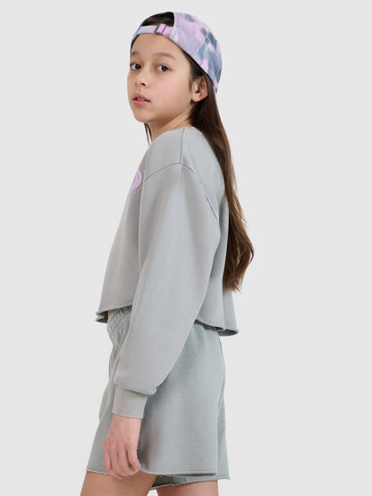 Sweatshirt de Algodão Menina 4F