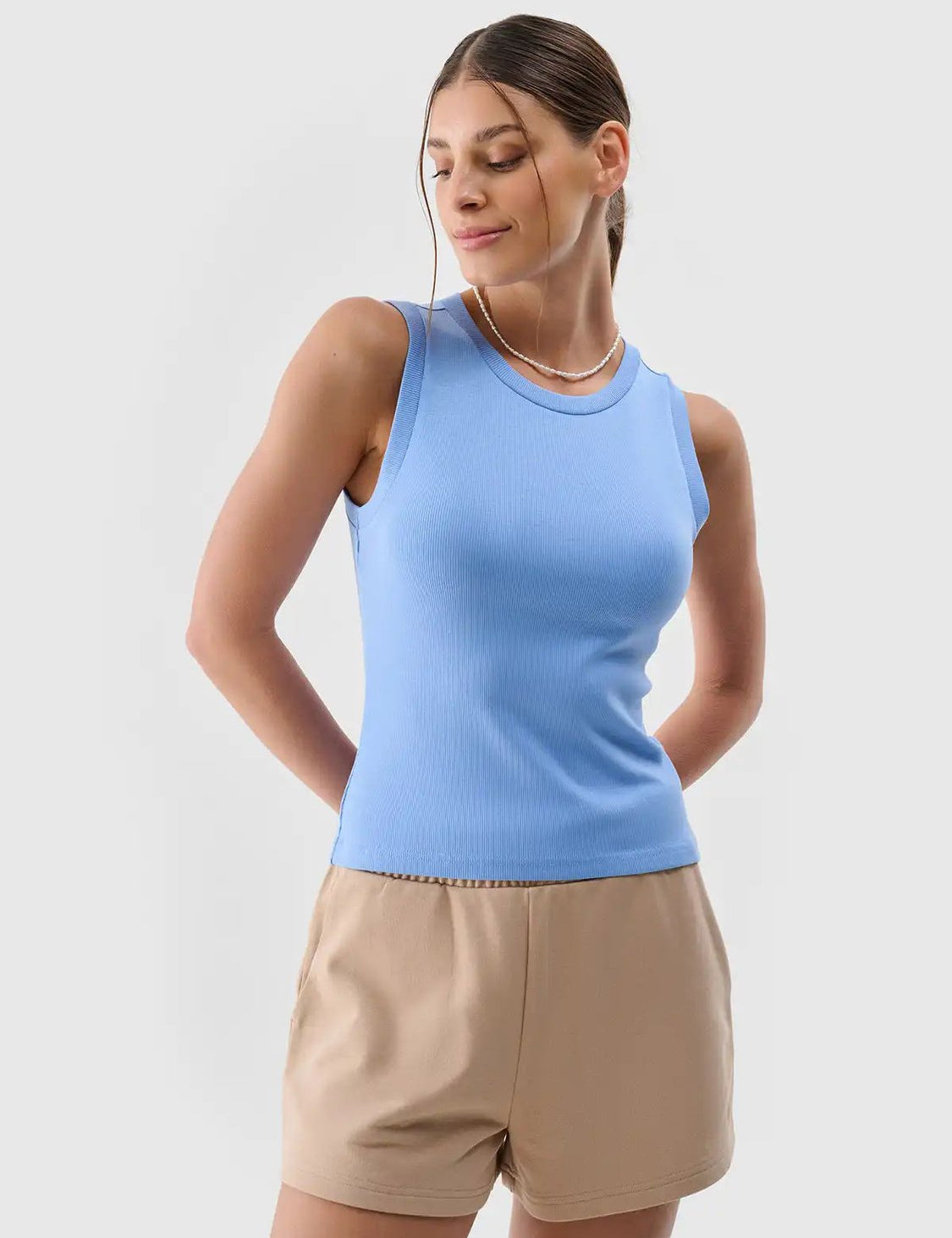 Tops de Algodão Desportivos Mulher 4F Fitness